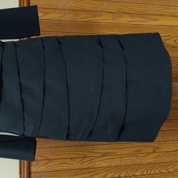 White House Black Market Sheer Tiered Front Dress S - Picture 4 of 14